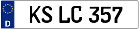 Truck License Plate